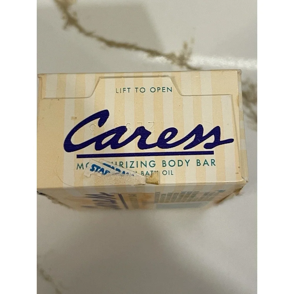 Vintage‎ Caress Original Peach Moisturizing Body Bar Soap Bath Oil 4.75 oz 1993